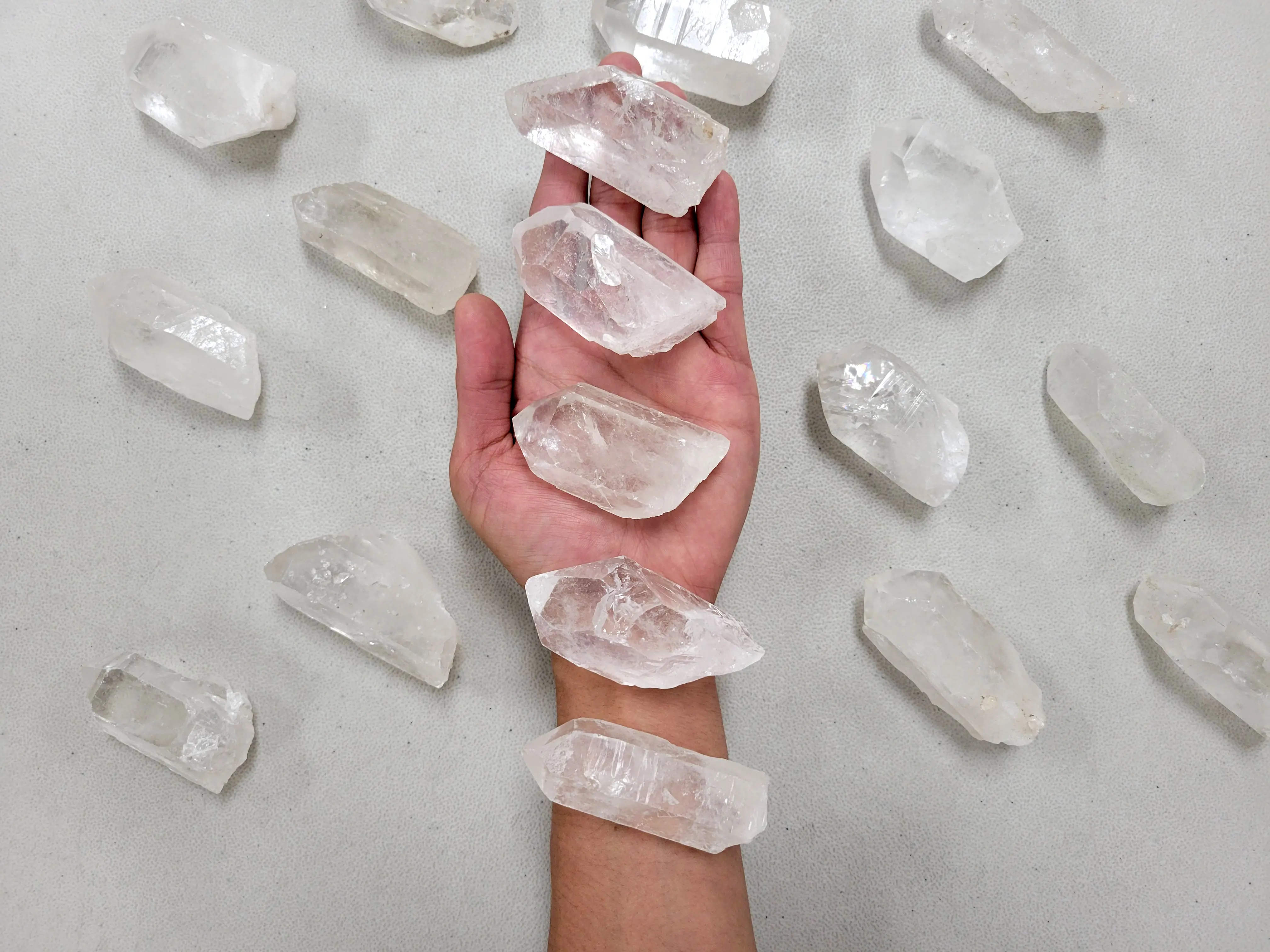 Quartz Crystal Point Raw Natural Piece Clear Quarts Stone