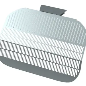 Stainless steel litter box splash guard