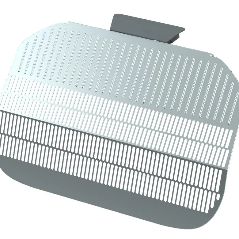 Cat Litter Box CB01 Accessories: Stainless Steel Sand Guard, Gray, Small Aperture for Small Granules