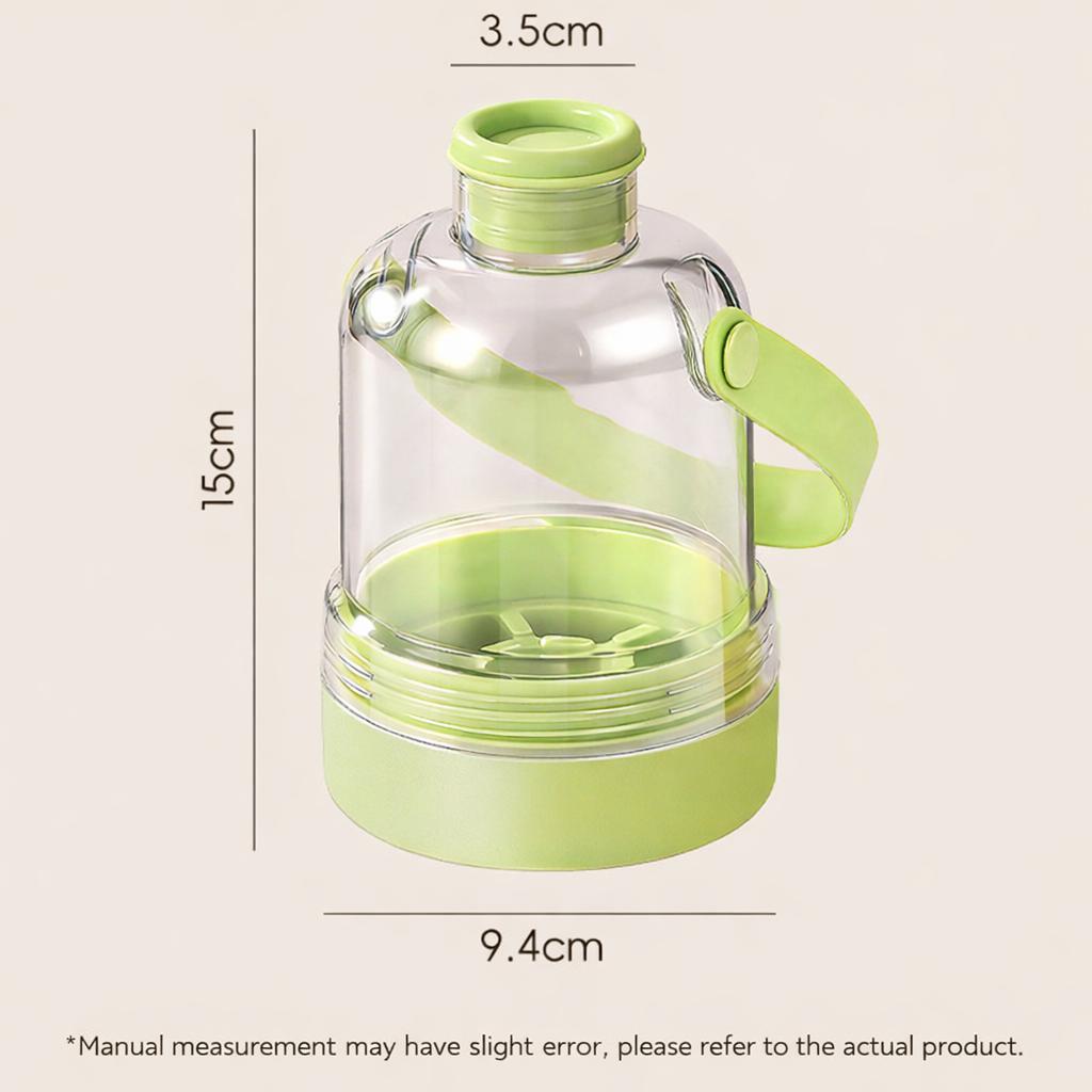 2-in-1 Ice Bottle with Built-in Cube Tray  No-Touch Ice Release Portable, Leak-Proof & Reusable,Portable Ice Water Bottle  Perfect for Gym, Travel & Outdoor  No-Touch Ice Tray Design