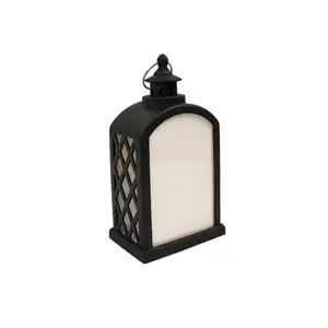 Sublimation plastic lantern center piece with artificial candle