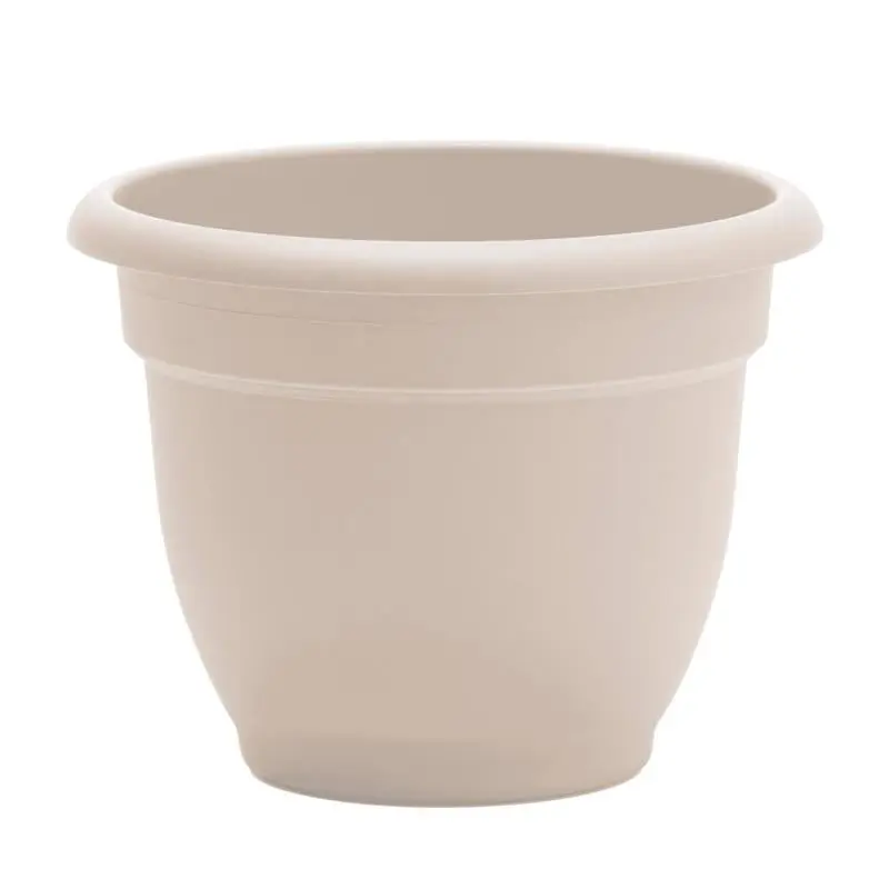 Bloem 7037208 8.5 x 11 x 10 in. Ariana Plastic Traditional Planter, Cream
