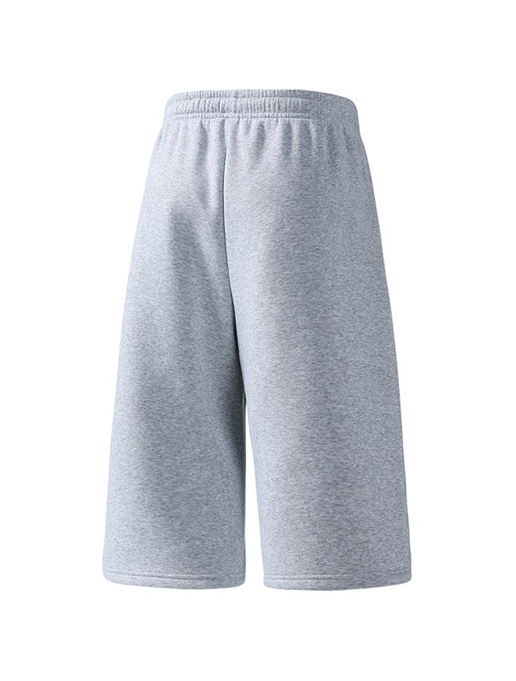 4-pack men’s 3/4 casual sweatpants, adjustable drawstring elastic waistband, loose straight cut, skin-friendly breathable fabric