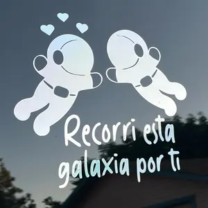 recorri esta galaxia por ti car decal