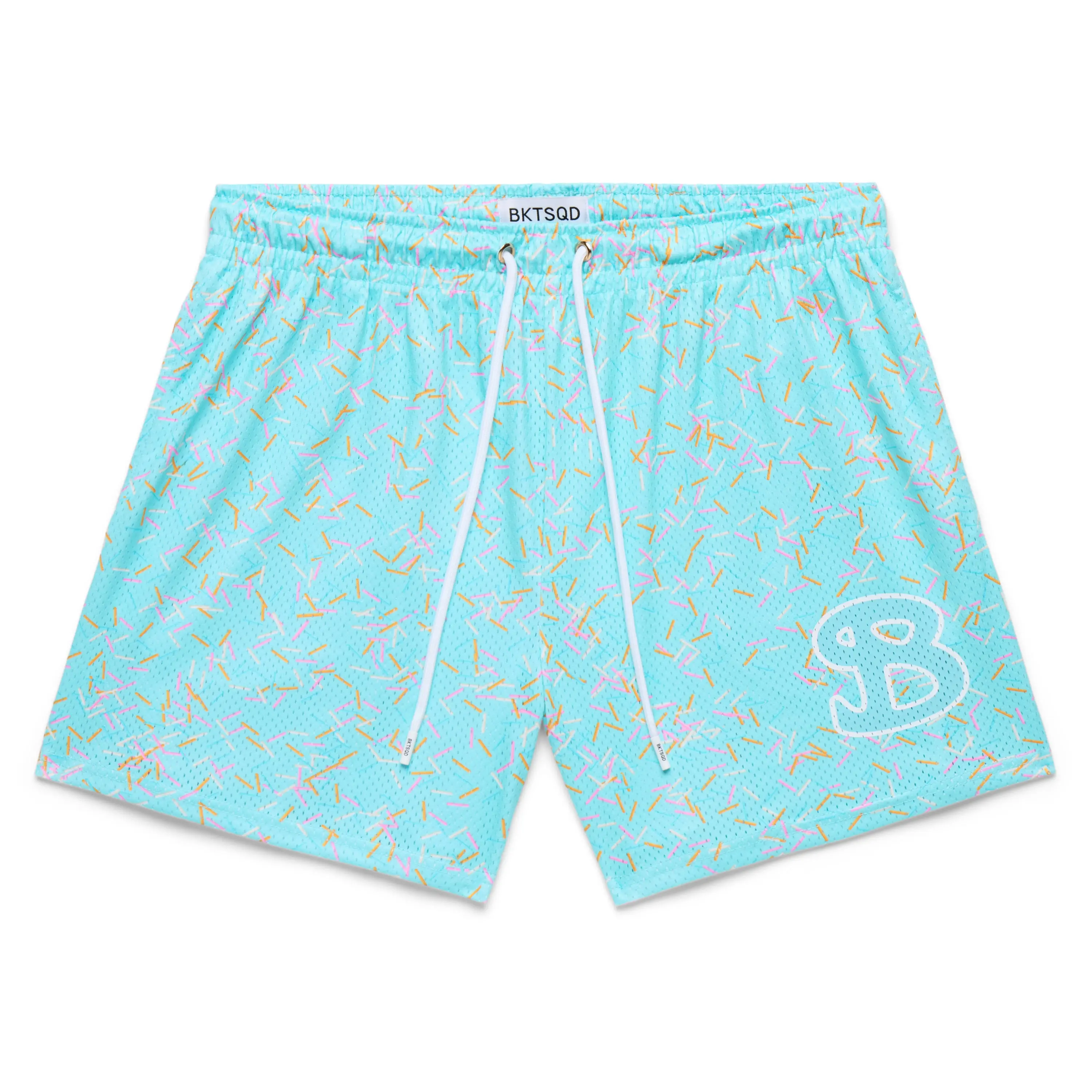 Sprinkle Shorts, Colorful Candy Mesh Shorts, Summer Beach Casual Vacation Wear