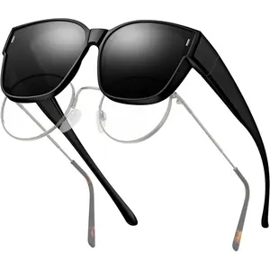 Fit Over Glasses Sunglasses for Women Men,Oversized Polarized Sunglasses for Cover Prescription Glasses UV400-USA