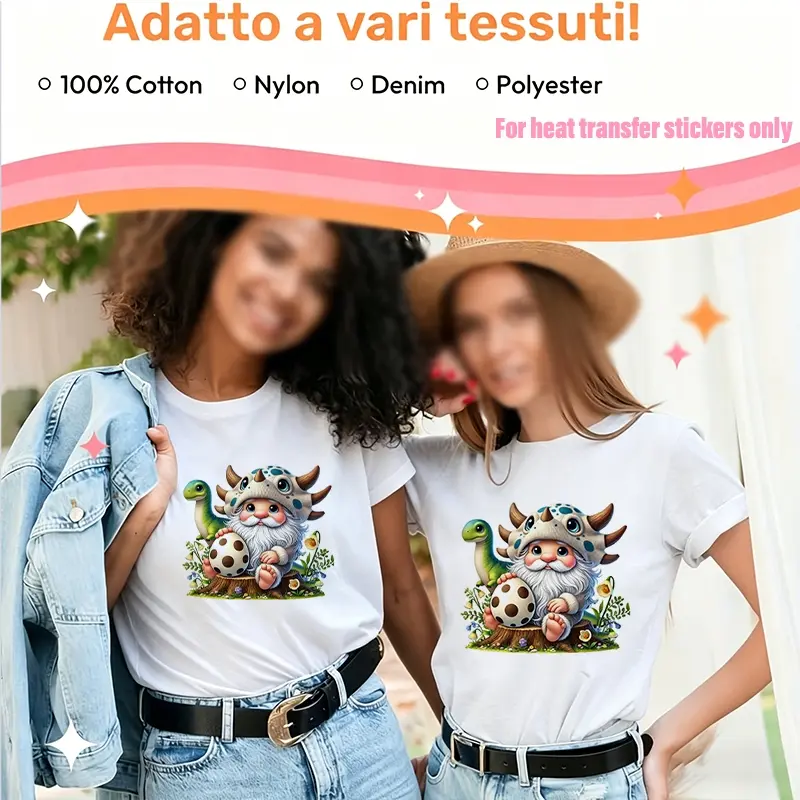 3pcs,heat transfer stickers, iron-on appliqués - suitable for T-shirt making, pillow decoration, backpacks, cushions, pants, sofa covers, etc. - creative and fun printed sticker design