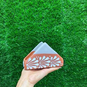 Napkin Cielito Lindo color Terracota Blanco Only Pieces.