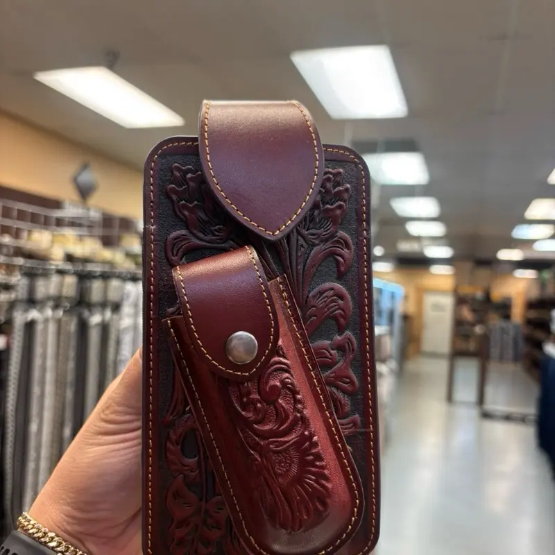 Leather Smartphone Cover, Protective Casing with Multi-Functional Pocket for Mobile Phone Accessories
