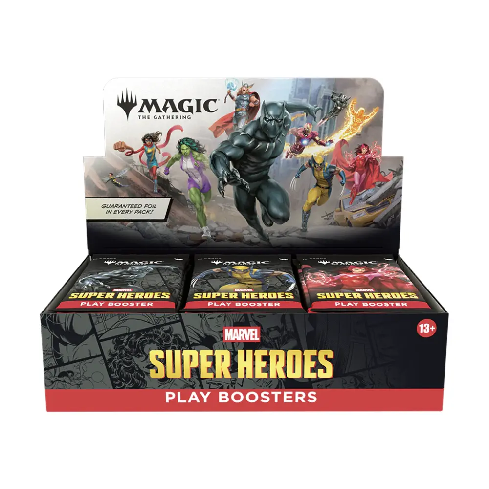 Magic the Gathering: Universes Beyond Marvel Super Heroes Play Booster Box