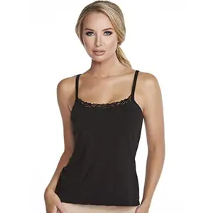 Alessandra B Lace Trim Classic Camisole with Underwire Bra - M3101