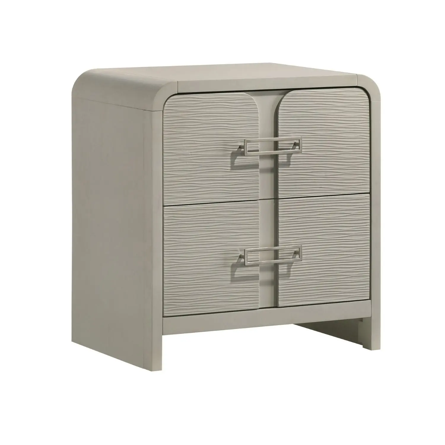 Aria - 2 Drawer Nightstand - Beige
