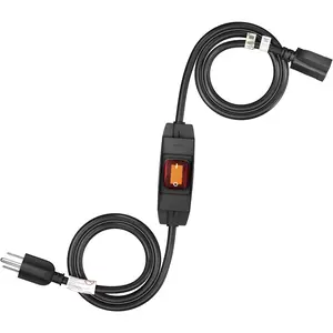 L-PSP003 1875W Outdoor Extension Cord with Waterproof Switch 6 Feet L-PSP003 1875W Outdoor Extension Cord with Waterproof Switch 6 Feet