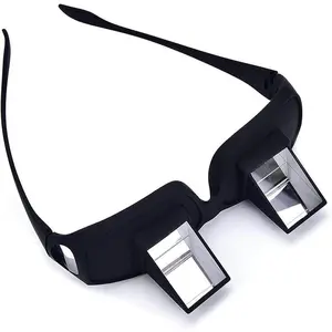 Lazy Glasses Bed Prism Spectacles Horizontal Mirror Lazy Readers Glasses 90 Degree Prism Glasses for Laying Down Reading and Watching TV - New Upgrade