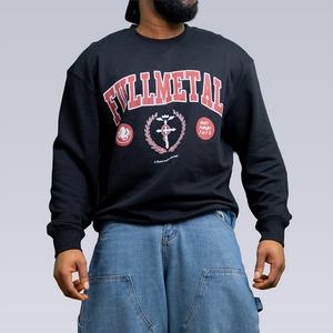 Fullmetal Alchemist Brotherhood Varsity Sweatshirt Casual Clothing Oversized Menswear Fashion