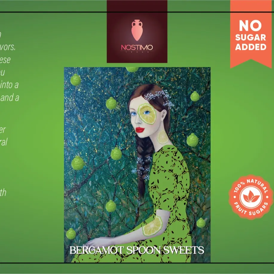 Bergamot No Sugar Added Spoon Sweets. Unlock the citrusy delight of Bergamot No Sugar Added Greek spoon sweet - a refreshing and guilt-free treat for the senses!