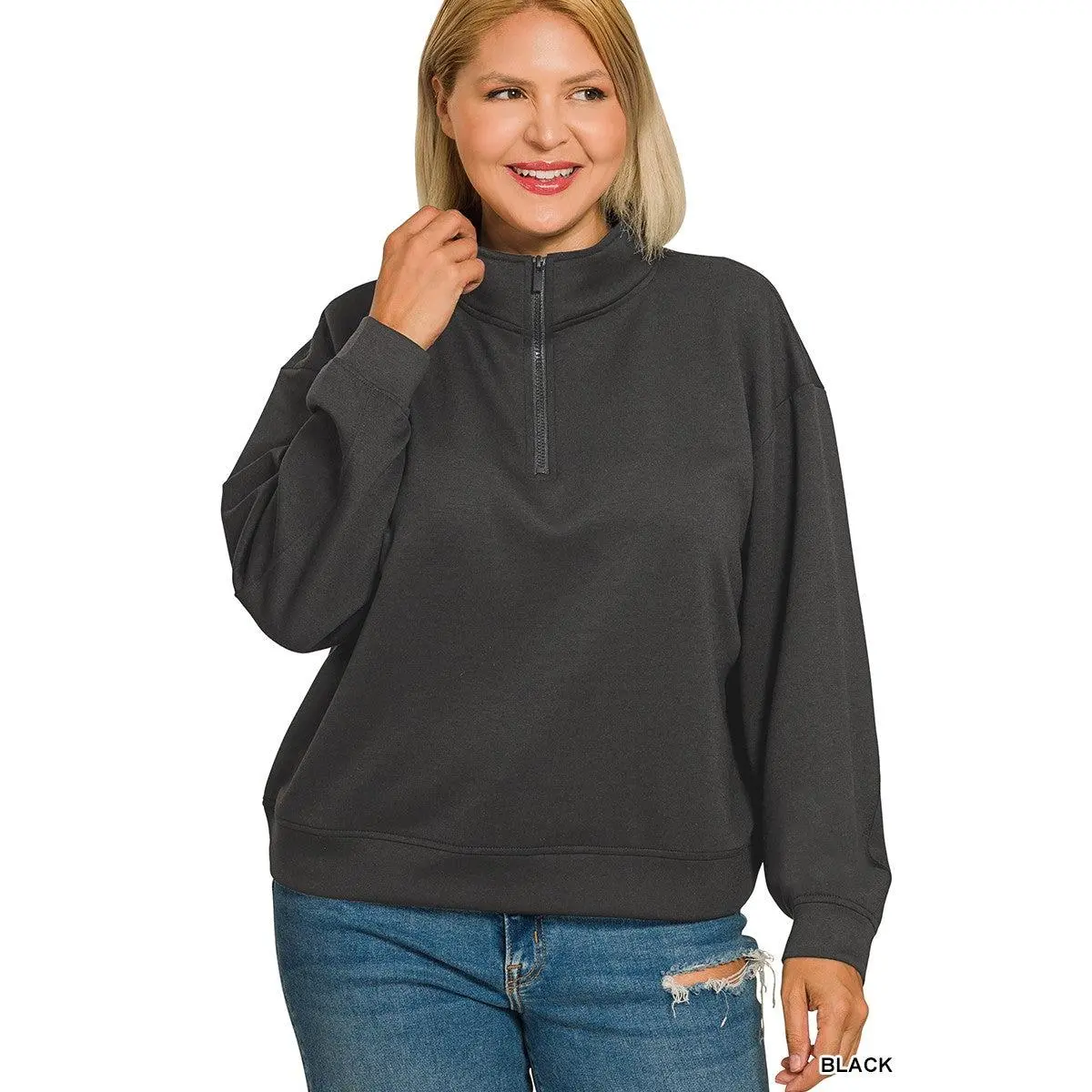 Plus Scuba Pullover