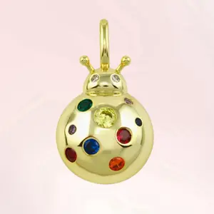 RAINBOW LADYBUG CHARM