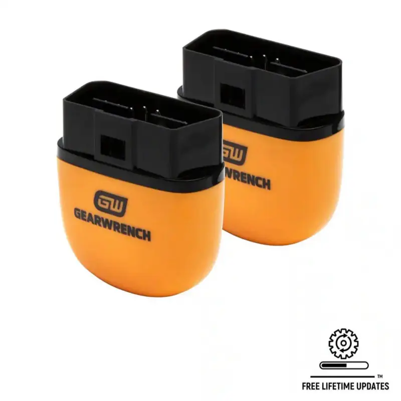 GearWrench OBD2 Bluetooth Diagnostic Tester with GWSCAN App & Free Lifetime Software Updates 2-Pack