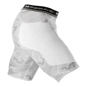 McDavid HEX Thin Sliding Short - 3mm Pads, Breathable hDc Tech, Core Flex Cup Pocket, Enhanced Compression Fit