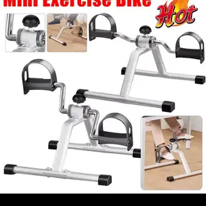 Mini Pedal Exerciser | Portable Under-Desk Bike for Elderly, Strength Training & Leg Recovery