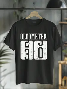 100% Cotton Oldometer 29 30 Funny Happy 30th Birthday Gift Men Women T-Shirt
