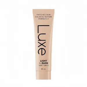 Luxe Color Changing Foundation for Women - Instantly Adapts to Your Skin Tone- Buildable Light-to-Medium,Medium Dark-to-Dark, Coverage 12-Hour Wear - Natural Dewy Finish