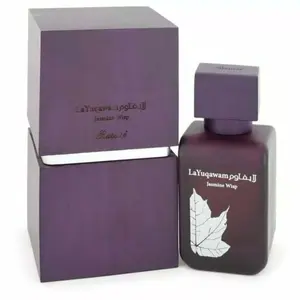 Rasasi Layuqawam Jasmine Wisp Women's EDP - Jasmine-Themed, Aromatic, Fruity, Coconut Packaged Women's Fragrance, Fresh Aroma, Citrus Mandarin Top Notes Blend, 2.5 fl oz, New in Box, Jasmine-Themed Women's Fragrance
