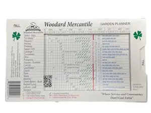 Woodard Mercantile Garden Planner Slide Guide for 300+ US Cities Includes Planting & Harvest Dates for Spring & Fall Crops Easy to Use Reusable Tool