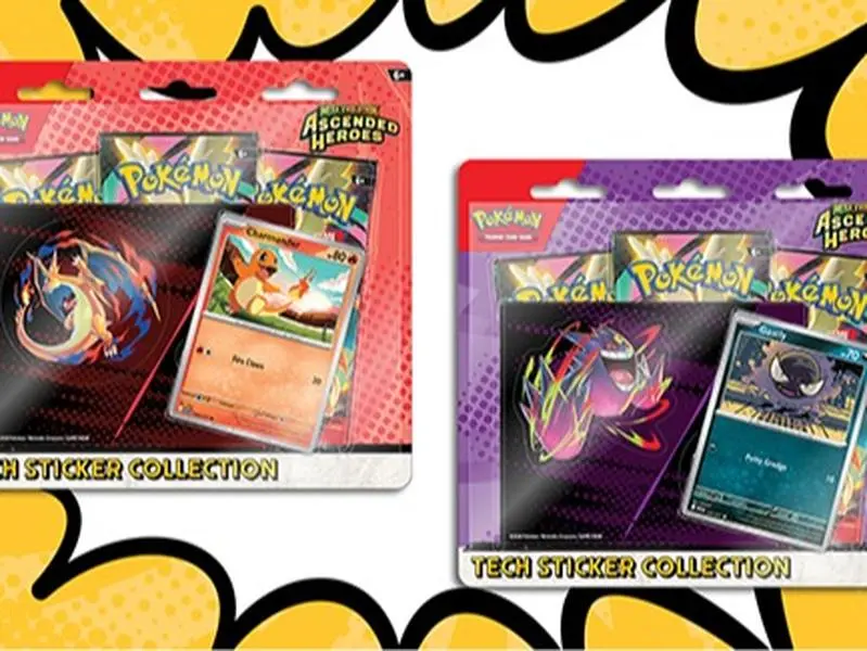 Ascended Heroes Tech Sticker Collection - Charmander or Gastly - Pokémon TCG