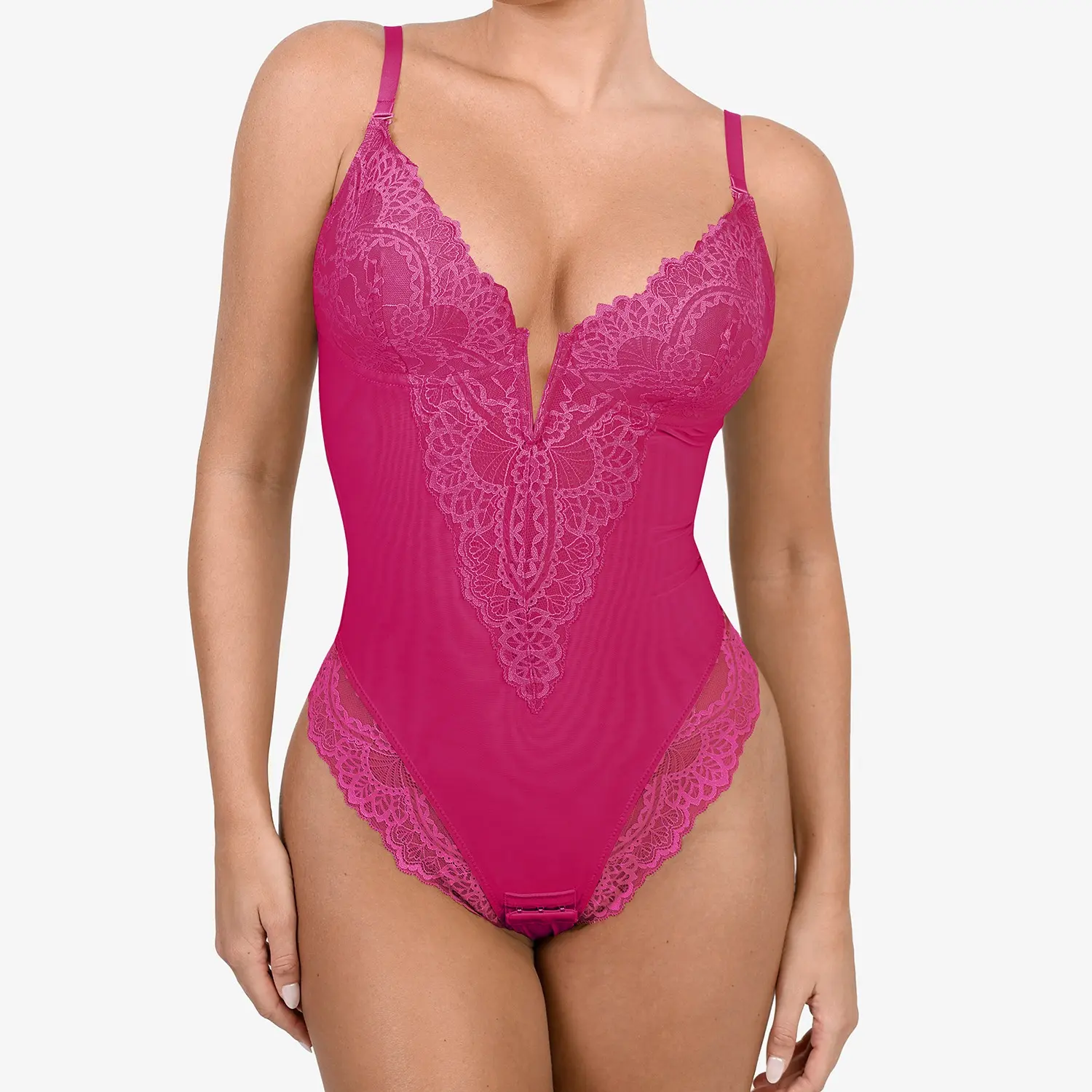Thong Bodysuit- Pink