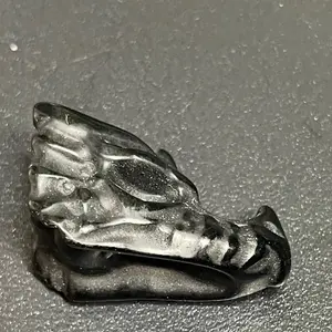 Dragon Head Crystal Carving | 1 Inch Small Gemstone Dragon Figurine | Random Unique Crystal Material | Genuine Crystal Carving | High Vibration Crystals | Healing Stone Collectible | Intuitively Chosen Gem Dragon | Crystal Gem Figurine