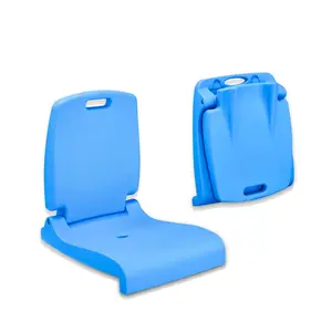 summervibes Foldable Lightweight Outdoor Pool Chair w/Handle & Drainage Hole Ground Chair