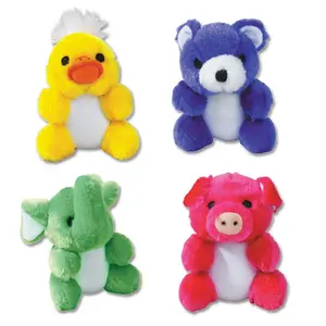212 MAIN Zanies Kutie Pies 4.75 in Binky Plush Cat Toy - Adorable Look, Fun Faces, Includes Squeaker, Small Size, Super Soft, Vibrant