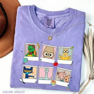 Comfort Colors Funny School Shirt, Kindergarten Teacher T-Shirt, I Still Read Children's Books Teacher Tee, Back To School Shirt, Cute Crewneck