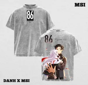 Shin Nouzen & Vladilena Milizé | 86 Washed Tee Streetwear Tee Hoodie “Destined Path — A Reaper Guided By Compassion” — For Anime Fans, For Drops That Glow With Legendary Spirit