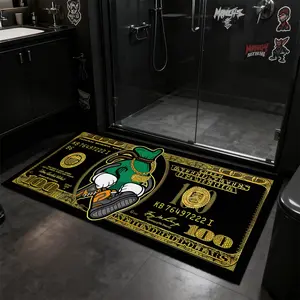 Creative Cartoon Dollar Rug, Soft Velvet Carpet, Birthday Gift, Home Decor, Suitable for Bedroom, Hallway, Kitchen, Bathroom, Living Room