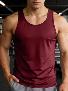 Men's Gym Workout Tank Top, Quick-Dry Muscle Aesthetic Design, Ideal for Spring & Summer Fitness, Comfortable Sports Wear, Sleeveless Gym Tops