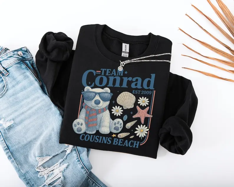 Team Conrad , Team Conrad Sweatshirt, Junior Mint Bear Sweatshirt, Cousins Beach TSITP Pullover, Summer Beach , Team Conrad Fan