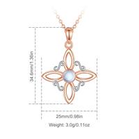 Style 7 Rose Gold with Silver Accents Moonstone