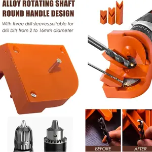 Electric Drill Bit Grinder Multi-Purpose Portable Tool for Steel Hard Alloy Twist Cobalt Bits Grinding Machine