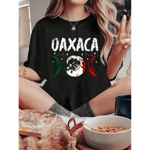 Pure Cotton Mexican Independence Day TShirt for Men Women and Celebrating Oaxaca
