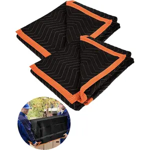 40*72in Heavy Duty 2 Pack Quilted Moving Packing Blankets Furniture Pads for Furniture Moving Wrapping