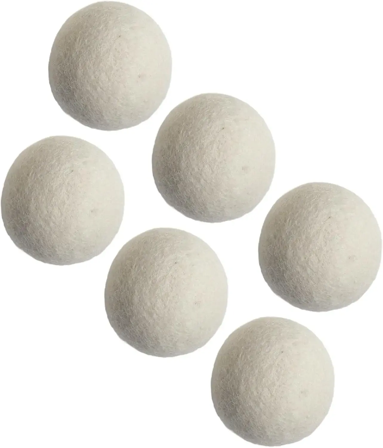 12 Eco Wool Laundry Balls for Faster Drying, Softer Laundry & Chemical-Free Fabric Care Reusable Eco Wool Laundry Balls for Faster Dryer Time & Naturally Soft Clothes
