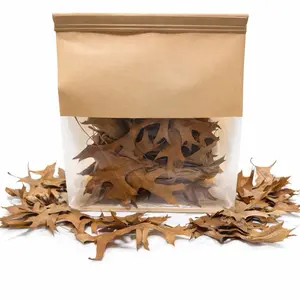 Purrfectpetssupplys Natural Oak Leaf Litter Heat Treated Bioactive Terrarium Leaves for Isopods Reptiles Frogs & Vivariums 30 Pieces Natural Shelter Food Source Humidity Support