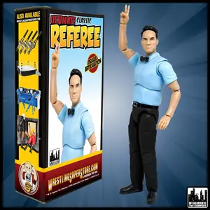 Ultimate Boxing Referee With Deluxe Articulation for Boxing Action Figures