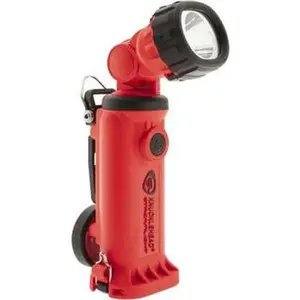 Streamlight LED Flashlight - 180 Lumens, Spotlight Mode, Outdoor Lantern Function, Orange Plastic Body, 4 AA Batteries Included (Model 90744)
