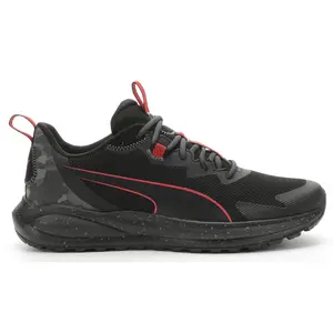 PUMA Mens Twitch Runner Trail Camo Running Sneakers Shoes - Black