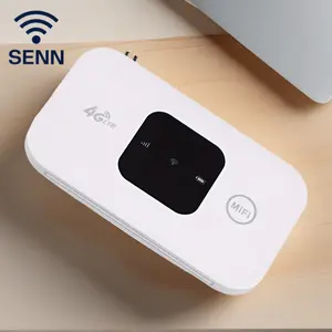 SENN Digital Nomad's Internet Solution - SIM Plug-in card wifi Portable 4G LTE WiFi Router for Remote Work, Video Calls, Coffee Shops, Anywhere You Work