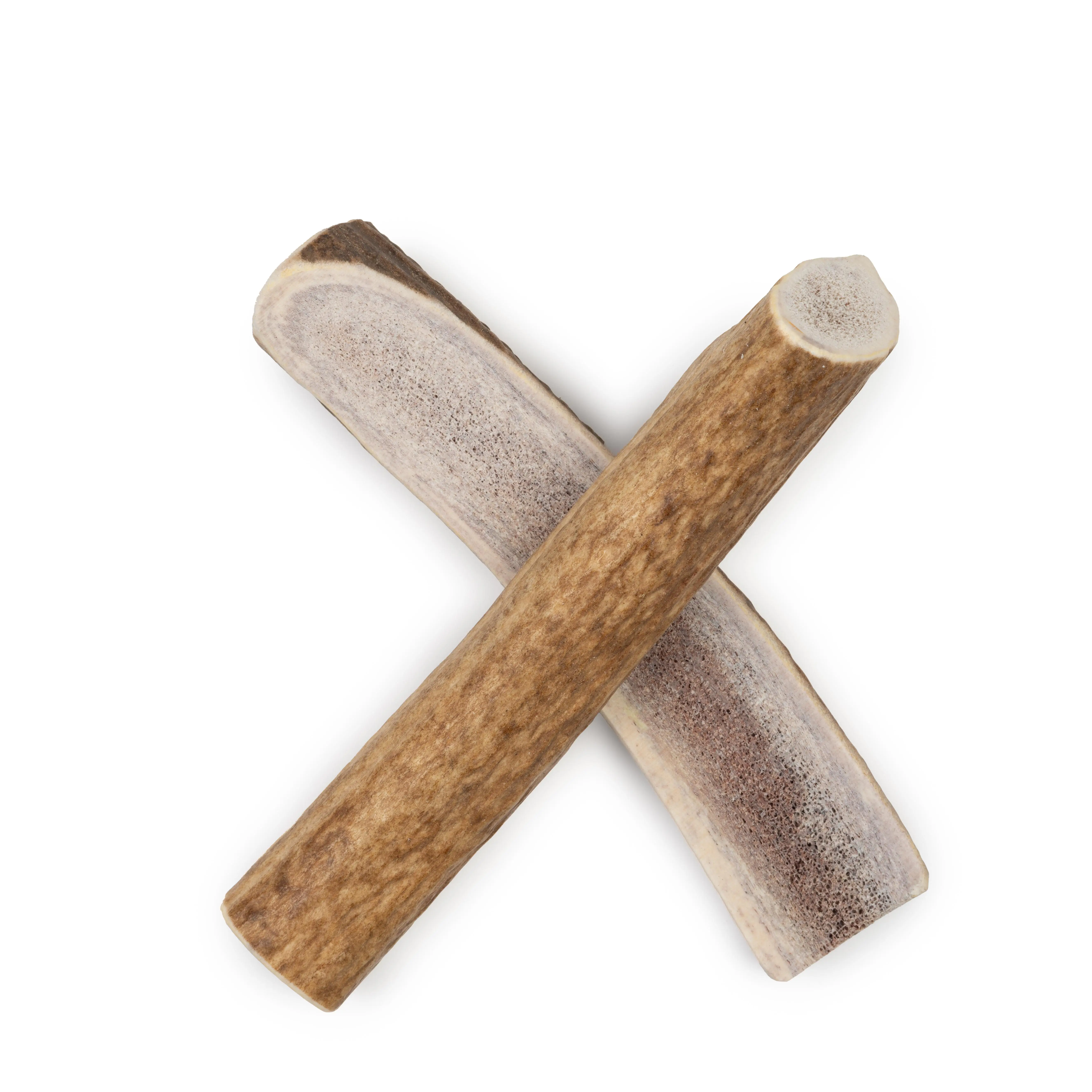 Dog Split-Shape Large Elk Antler Chew Toy - Durable, Long-Lasting, 60lb Dog-Friendly, Teeth-Cleaning Dental Health Pet Accessory